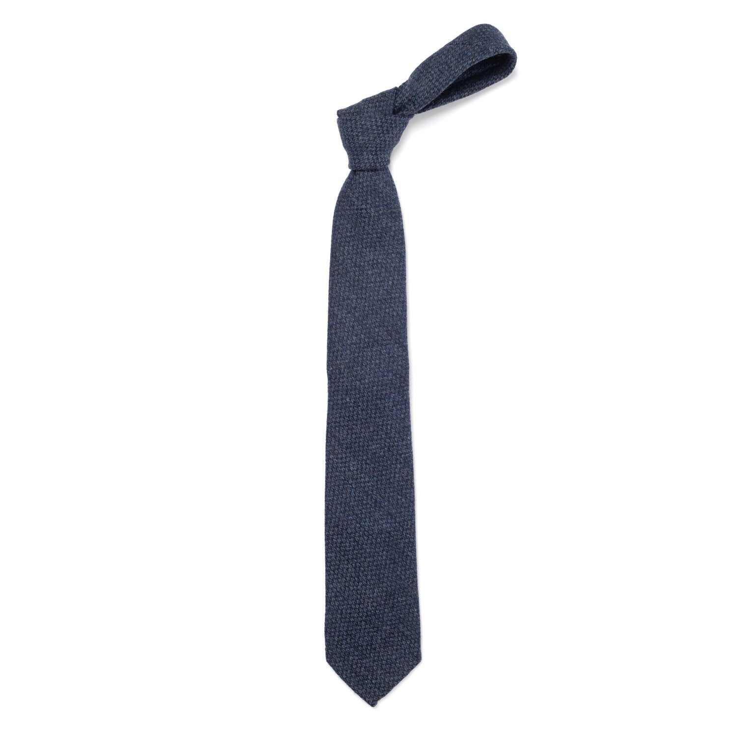 Limited Deadstock Edition: Krawatte "Vintage Shetland Wool" aus reiner Wolle - Handrolliert